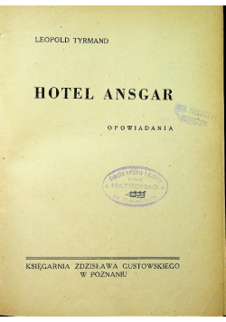 Hotel Ansgar 1947 r.