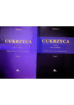 Cukrzyca Tom 1 i 2