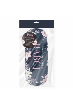 Etui na okulary granatowe- okulary Super Babci