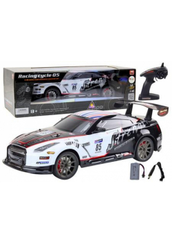 Auto sportowe RC ze światłem i dźwiękiem 1:8