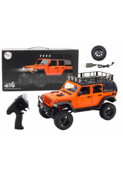 Auto terenowe R/C 2.4G napęd 4x4 pomarańczowy