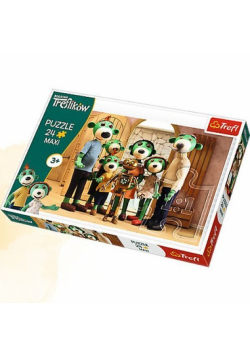 Puzzle 24 Maxi Rodzina Treflików Portret rodzinny z Robobotem