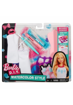 Barbie Zrób to sama - Akwarelowe wzory