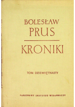 Prus Kroniki Tom 19