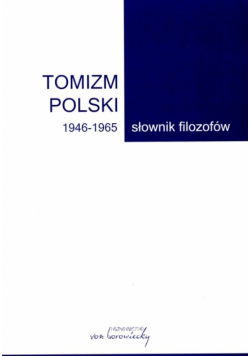 Listkowska Bożena,   - Tomizm polski 1946-1965