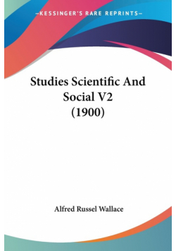 Studies Scientific And Social V2 (1900)