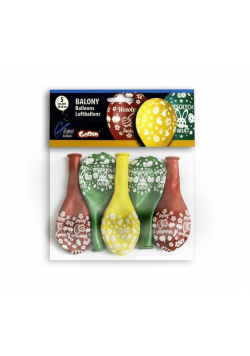 Balony Premium "Wesołych Świąt (Wielkanoc),12" 5 sztuk