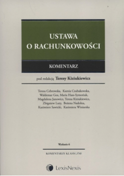 Ustawa o rachunkowości. Komentarz