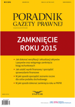 Zamknięcie roku 2015