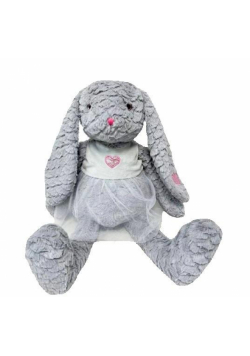 Króliczka Rózia 32cm szara