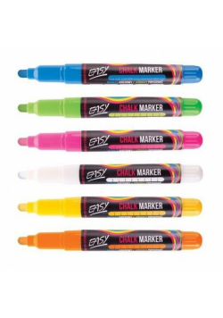 Marker kredowy niebieski 10 sztuk