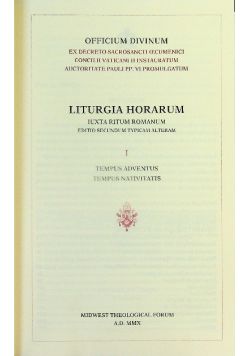 Liturgia horarum I