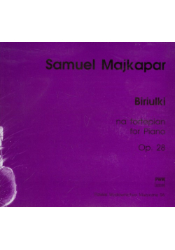 Biriulki na fortepian op. 28