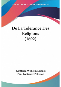 De La Tolerance Des Religions (1692)