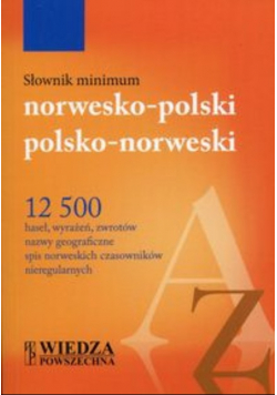Słownik minimum norwesko polski polsko norweski