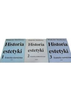 Historia estetyki tom 1-3