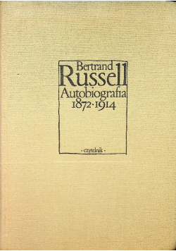 Autobiografia Russell 1871 do 1914
