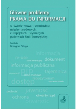 Główne problemy prawa do informacji