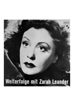 Welterfolge mit Zarah Leander, płyta winylowa
