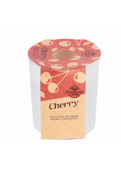 Świeczka sojowa Powąchaj mnie Cherry biały 130ml
