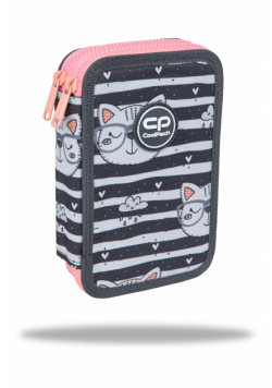 Piórnik 2-komorowy z wyposażeniem Coolpack Jumper 2 catnip