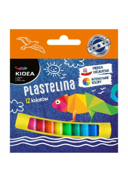 Plastelina Kidea mała 12 kolorów