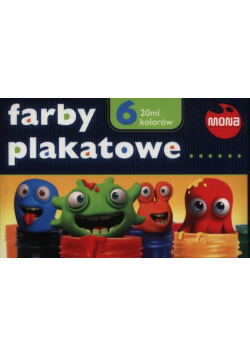 Farby plakatowe Mona 6 kolorów