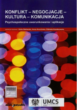 Konflikt, negocjacje, kultura, komunikacja