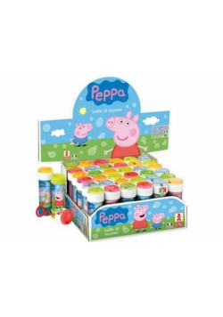 Bańki mydlane Świnka Peppa 60 ml 36 sztuk