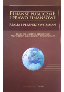 Finanse Publiczne i Prawo Finansowe