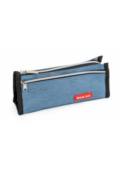 Piórnik etui Basic niebieski