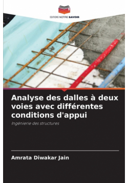 Analyse des dalles à deux voies avec différentes conditions d'appui