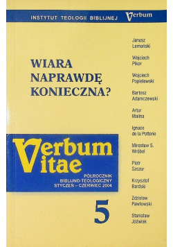 Wiara naprawdę konieczna