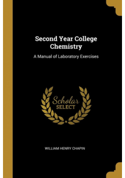 Second Year College Chemistry