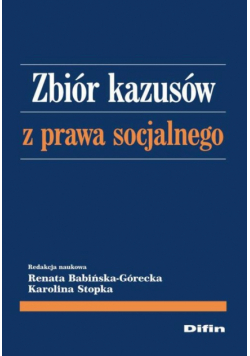 Zbiór kazusów z prawa socjalnego