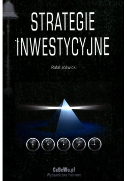 Józwicki  Rafał - Strategie inwestycyjne
