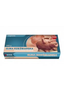 Glina samoutwardzalna ceglasta 500 g