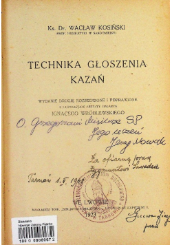 Technika głoszenia kazań