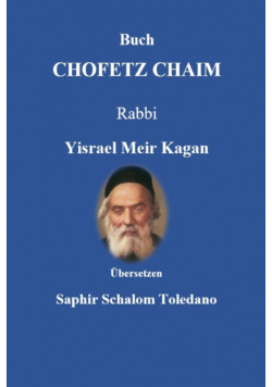 Buch  CHOFETZ CHAIM  - Den Mund behalten