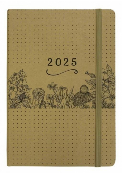 Terminarz 2025 tygodniowy A5 Bioeco z gumką MIX
