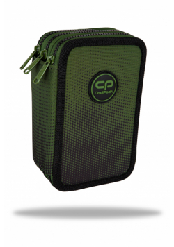 Piórnik 3-komorowy z wyposażeniem Coolpack jumper 3 gradient grass