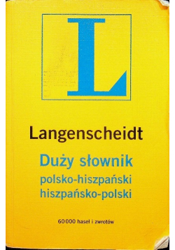Duży słownik polsko hiszpański hiszpańsko polski