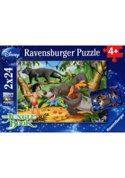 Puzzle Disney Księga dżungli 2x24