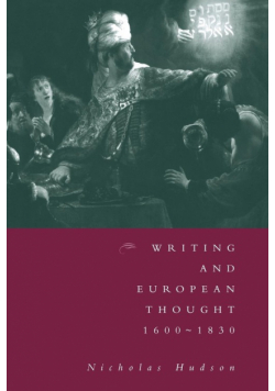 Writing and European Thought 1600 1830