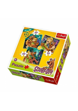 Puzzle Scooby-Doo Uwaga! Duchy! 3w1