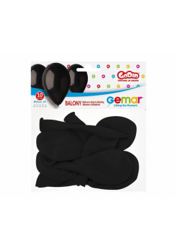 Balony premium czarne 10szt