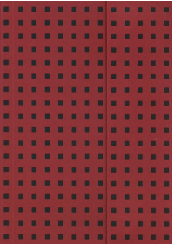 Zeszyt B6 Paper-oh Quadro w linie 56 kartek Red on Black