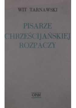 Pisarze chrześcijańskiej rozpaczy