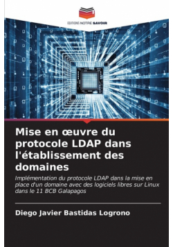 Mise en œuvre du protocole LDAP dans l'établissement des domaines