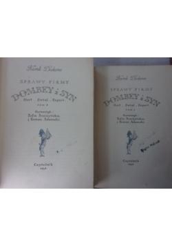 Dombey i syn, tom I-II